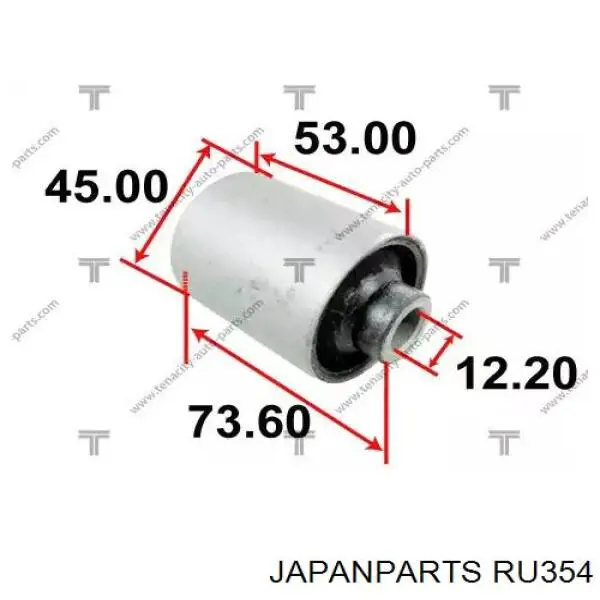 RU354 Japan Parts Сайлентблок переднього нижнього важеля