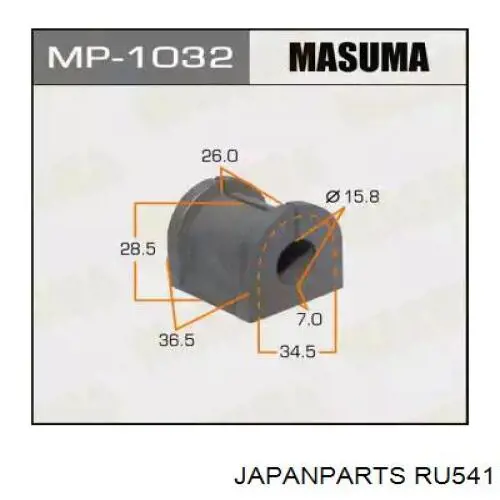 Купити RU541 Japan Parts Подушка стабілізатора передня