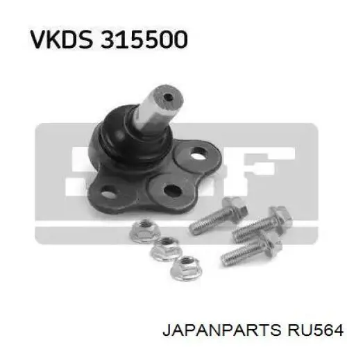 Купити RU564 Japan Parts Втулка стабілізатора переднього, зовнішня