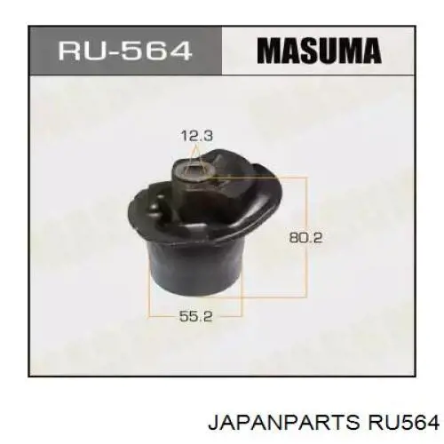 Купити RU564 Japan Parts Втулка стабілізатора переднього, зовнішня