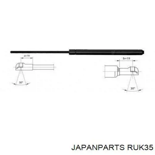 Втулка переднього стабілізатора RUK35 Japan Parts