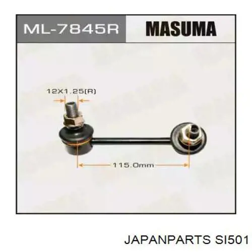 Стійка стабілізатора, заднього Japan Parts SI501