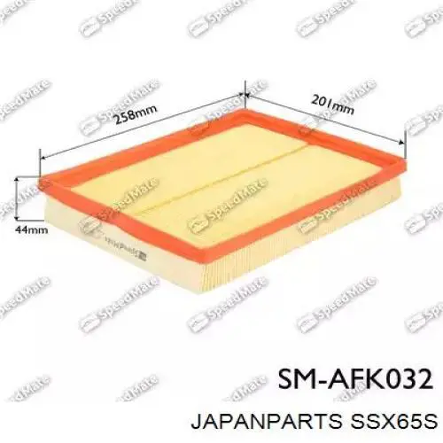 Купити SSX65S Japan Parts Щітка-двірник лобового скла, водійська