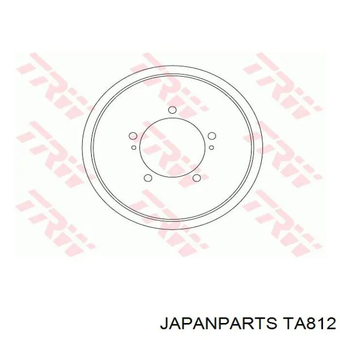 Барабан гальмівний задній TA812 Japan Parts