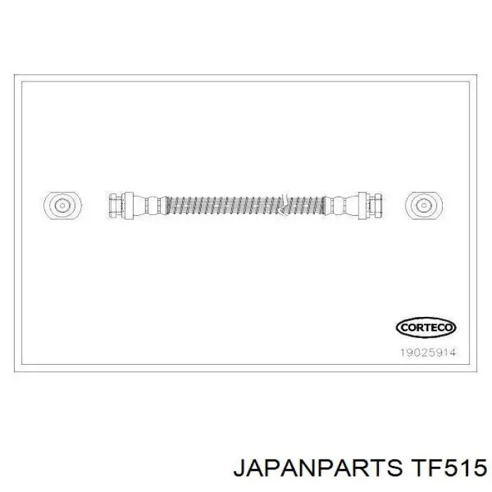 TF515 Japan Parts шланг гальмівний задній