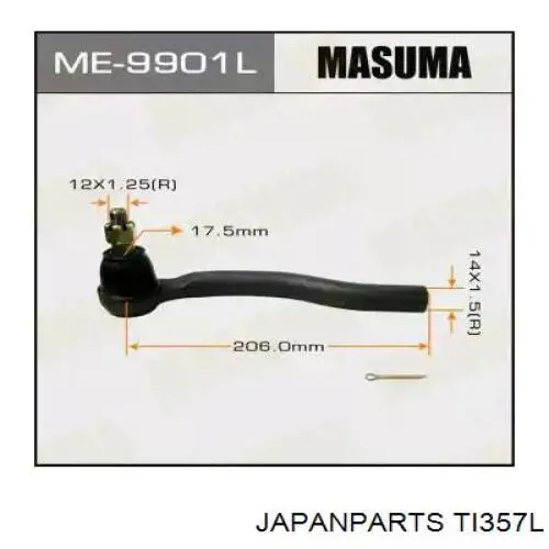 Купити TI357L Japan Parts Рульовий наконечник