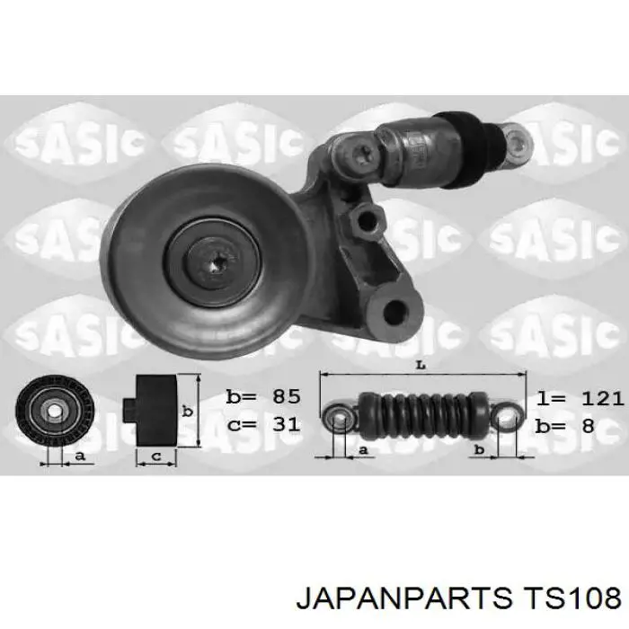 Натягувач приводного ременя Japan Parts TS108 ціна, від 67.25 USD