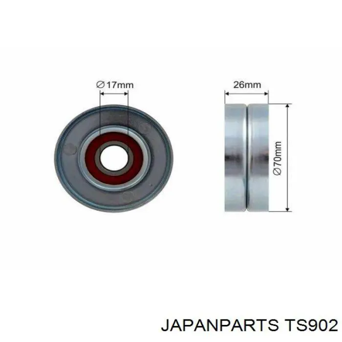 Купити TS902 Japan Parts Натягувач приводного ременя