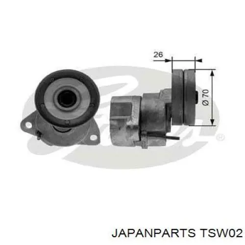 TSW02 Japan Parts натягувач приводного ременя