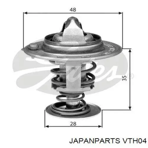 VTH04 Japan Parts термостат