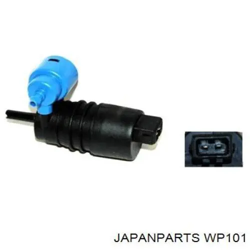 WP101 Japan Parts насос-двигун омивача скла, переднього
