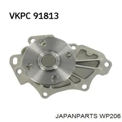 Насос-двигун омивача скла, перед/зад WP206 Japan Parts