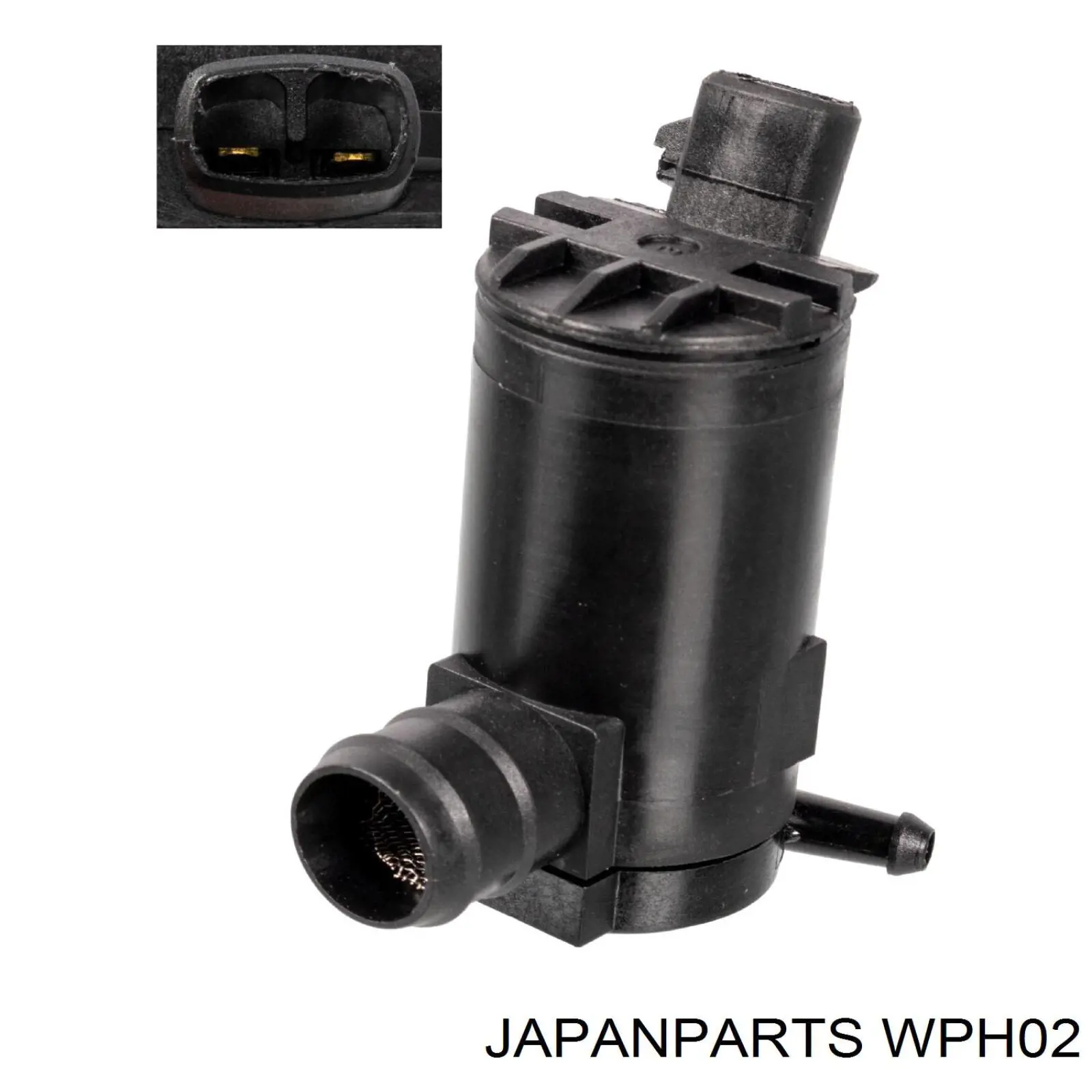 WPH02 Japan Parts насос-двигун омивача скла, переднього