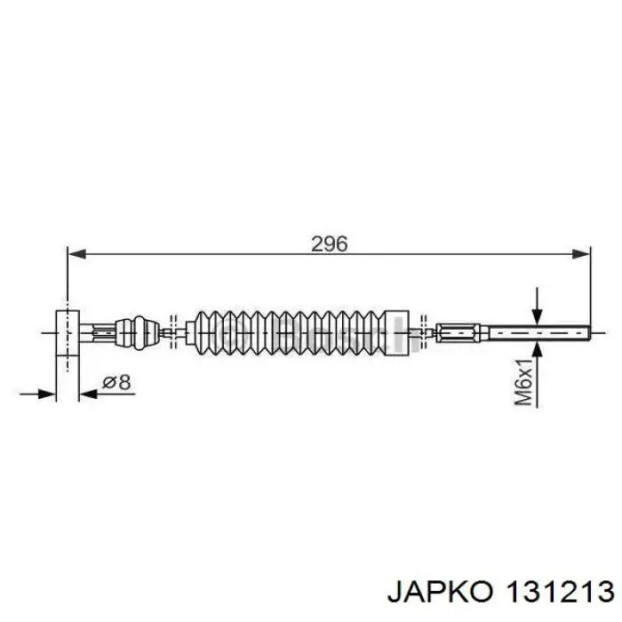 4642005010 Toyota Трос ручного гальма задній, правий