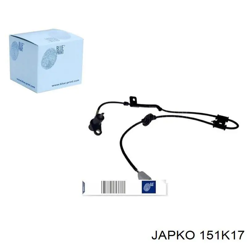 Датчик АБС задній лівий Japko 151K17 ціна, від 16.30 USD
