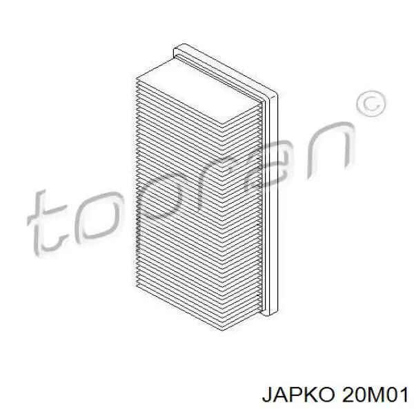 Елемент повітряного фільтра Japko 20M01 ціна, від 4.40 USD