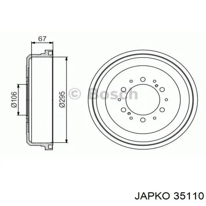 Помпа охолодження Japko 35110 ціна, від 21.01 USD