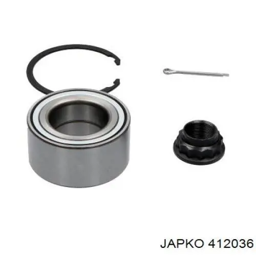 Комплект підшипник маточини передньої Japko 412036 ціна, від 19.78 USD
