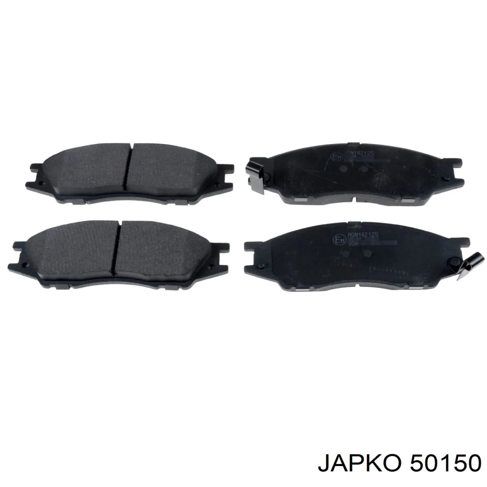 Гальмівні колодки Japko 50150 ціна, від 16.48 USD