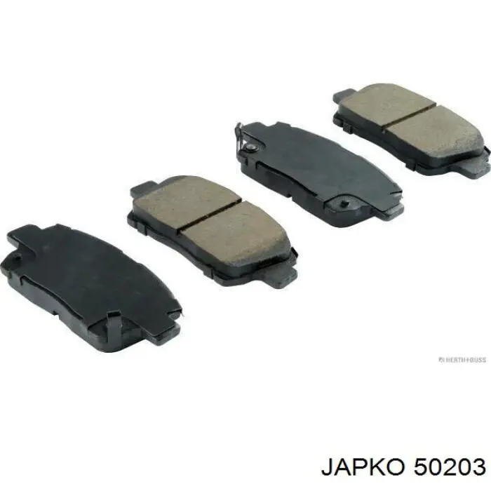 50203 Japko колодки гальмівні передні, дискові
