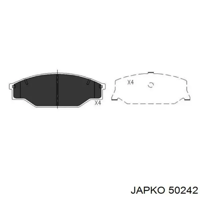 Купити 446512070 Toyota Колодки гальмівні передні, дискові