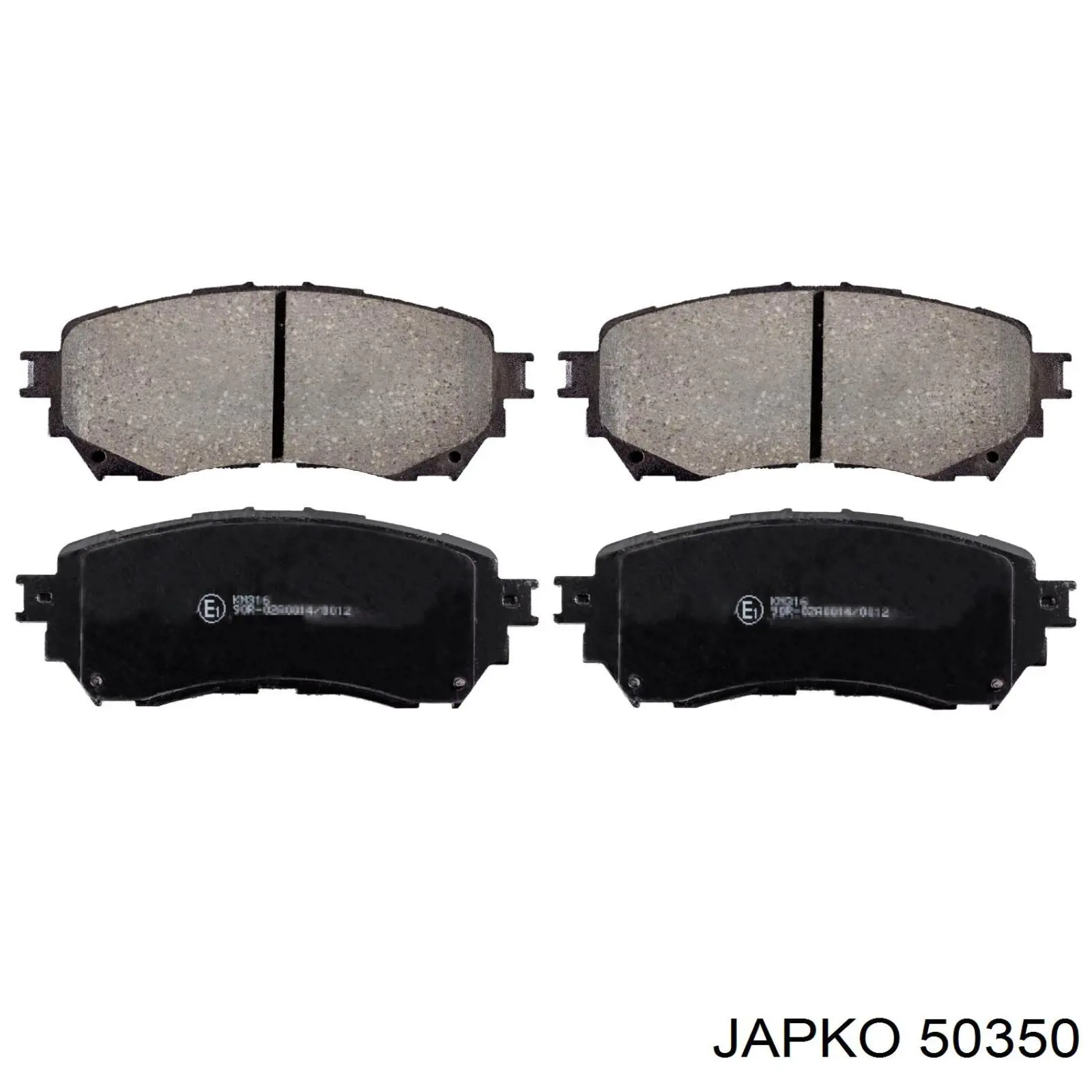50350 Japko Передні гальмівні колодки