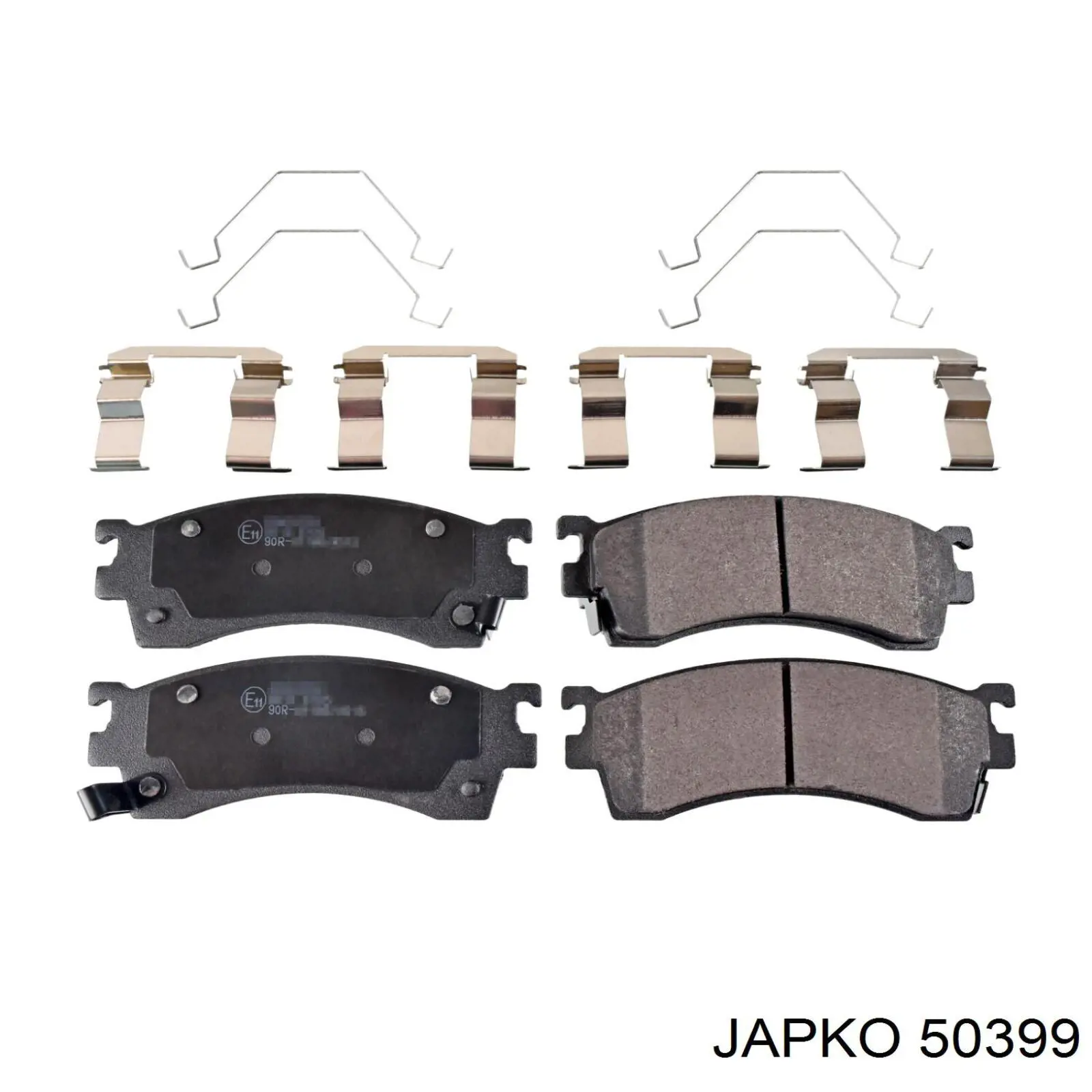 Купити 50399 Japko Колодки гальмівні передні, дискові