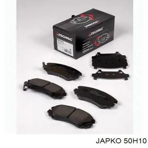 Гальмівні колодки Japko 50H10 ціна, від 18.90 USD