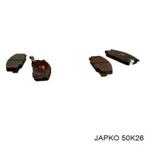 Гальмівні колодки Japko 50K26 ціна, від 18.76 USD