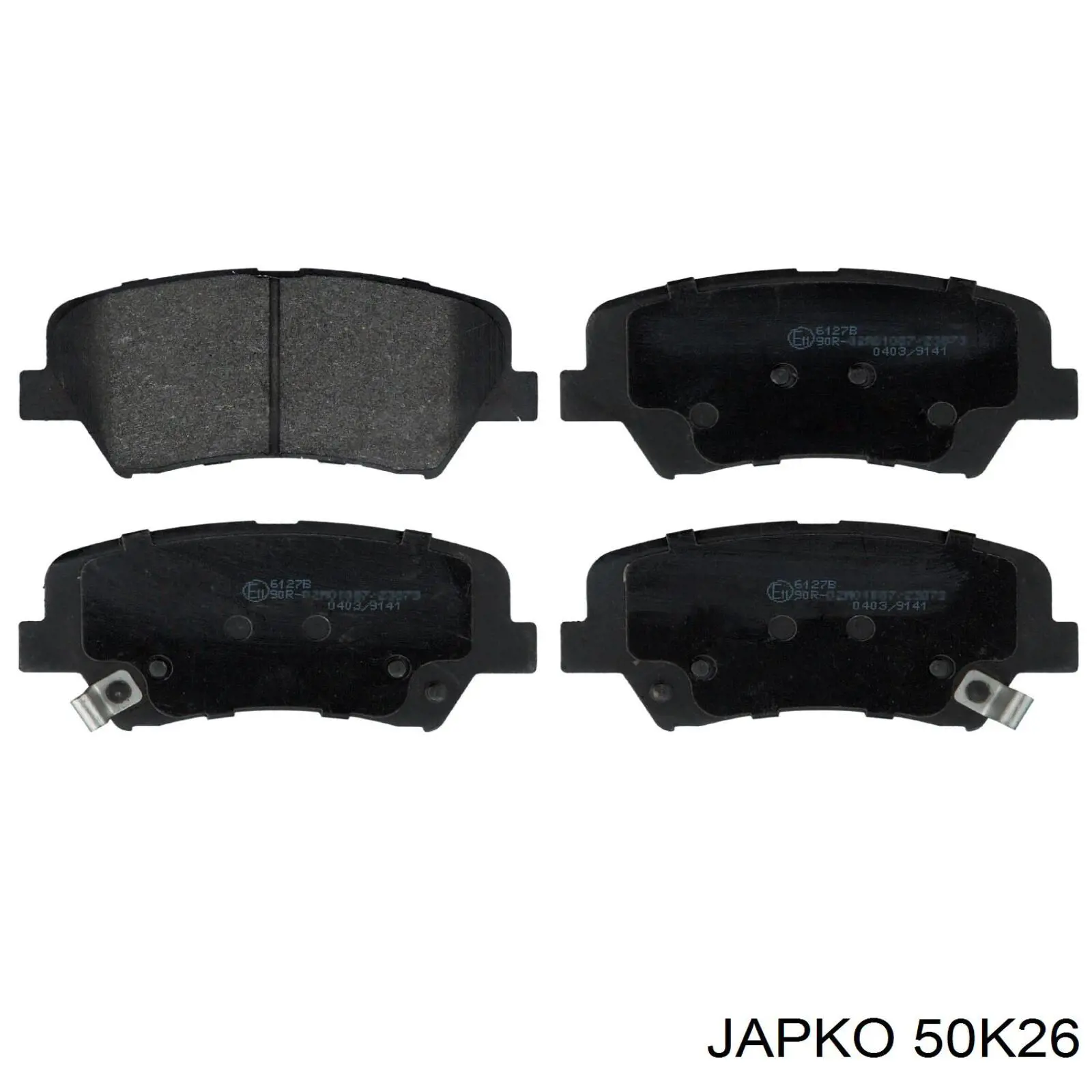 50K26 Japko Передні гальмівні колодки