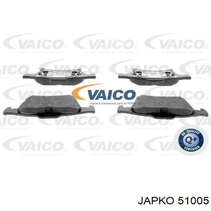 Задні гальмівні колодки Japko 51005 ціна, від 16.39 USD