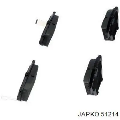 Задні гальмівні колодки Japko 51214 ціна, від 14.43 USD