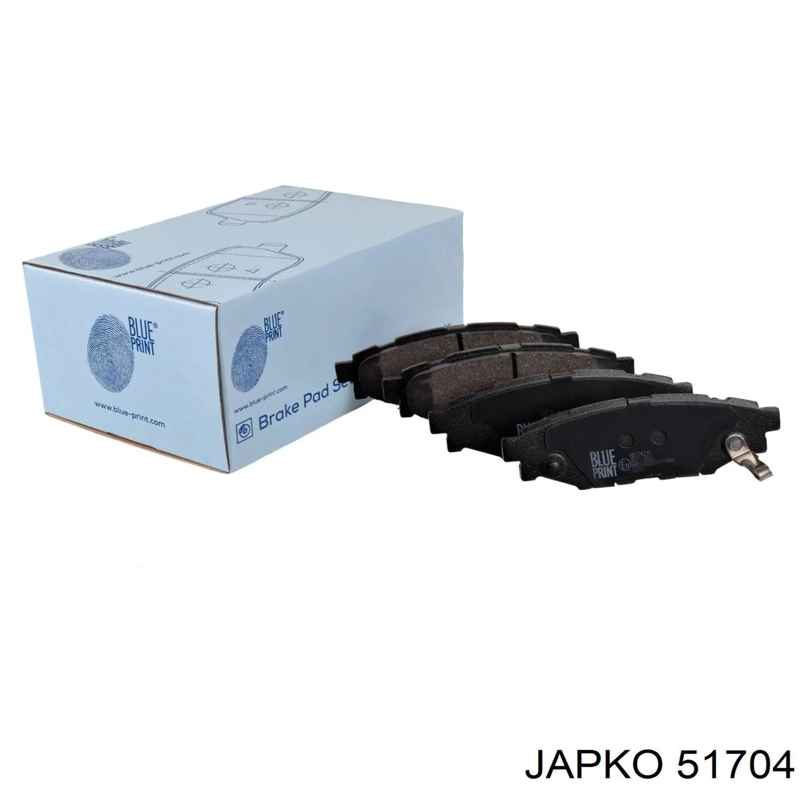 Задні гальмівні колодки Japko 51704 ціна, від 15.54 USD