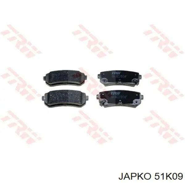 Купити 51K09 Japko Задні колодки