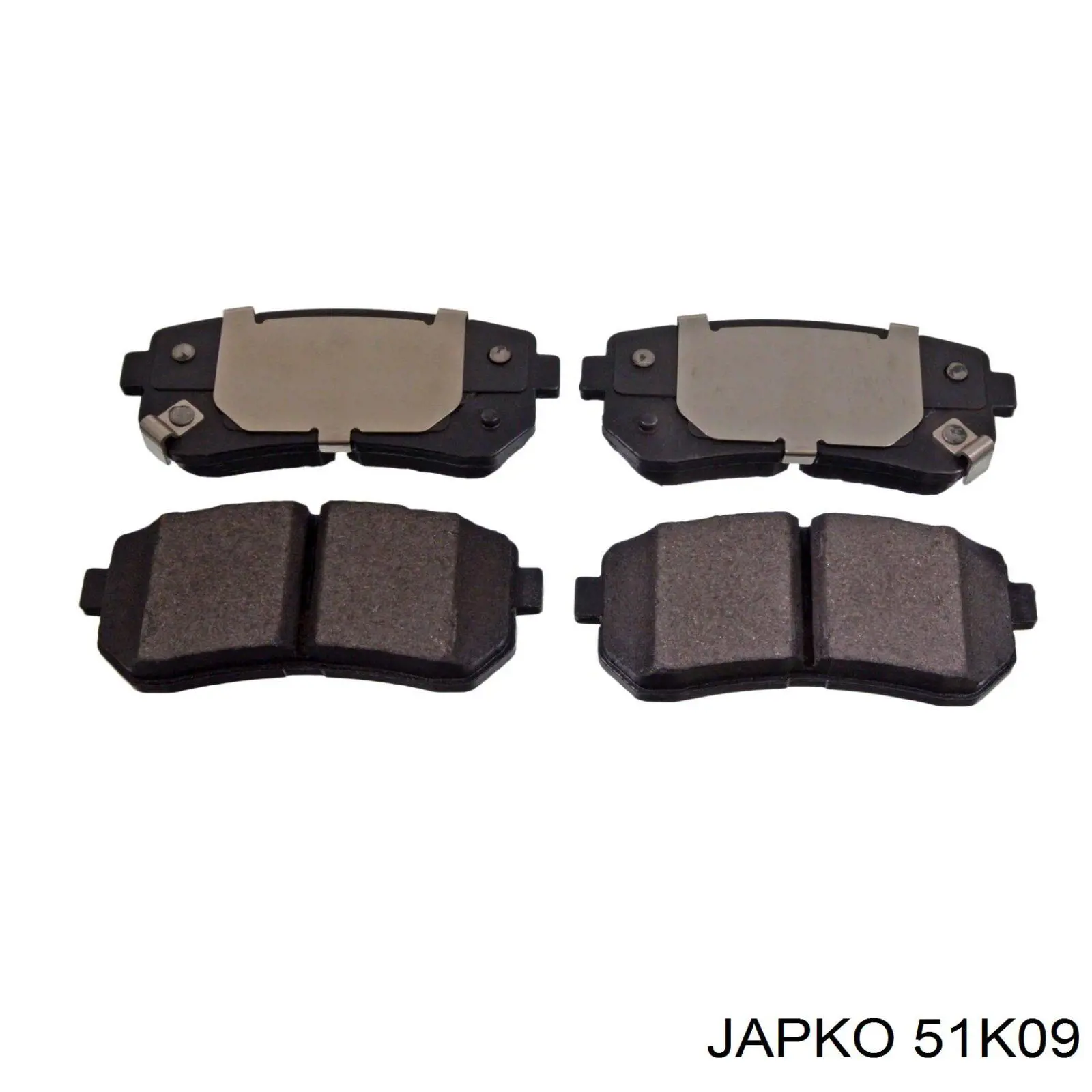 Задні гальмівні колодки Japko 51K09 ціна, від 14.87 USD