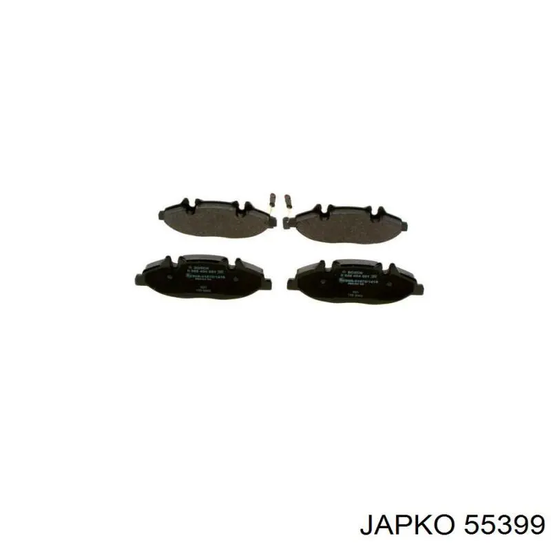 Гальма робочі задні ножні і гальмівні барабани Japko 55399
