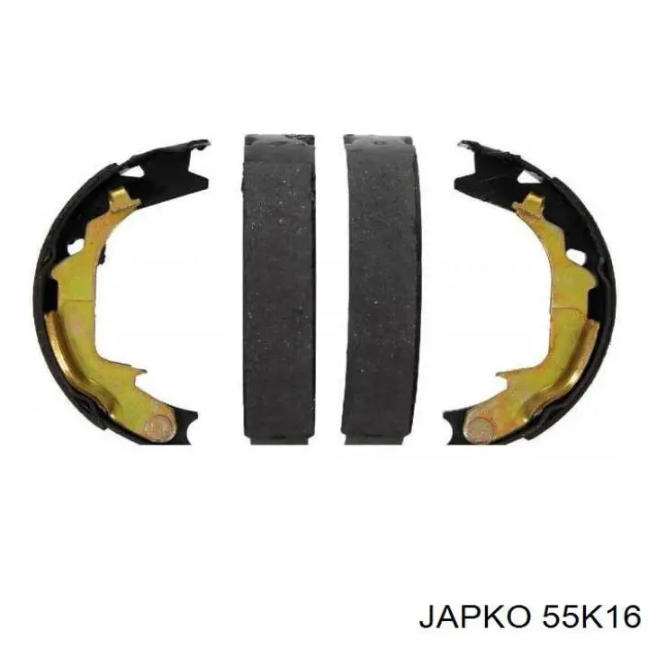 Колодки ручника / стоянкового гальма Japko 55K16 ціна, від 26.71 USD
