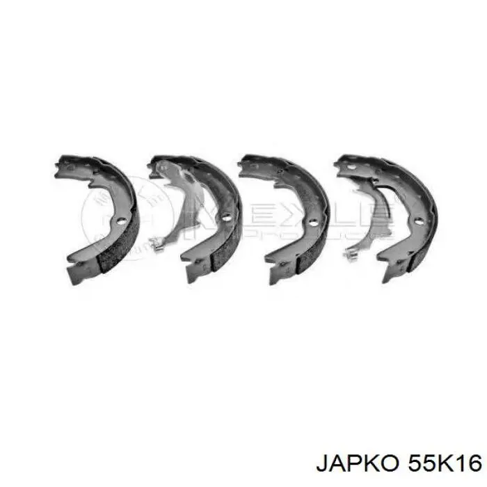 55K16 Japko Гальмівні колодки ручника