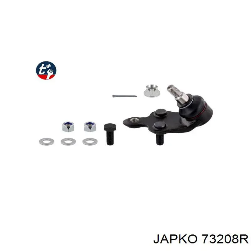 Кульова опора, нижня, права 73208R Japko
