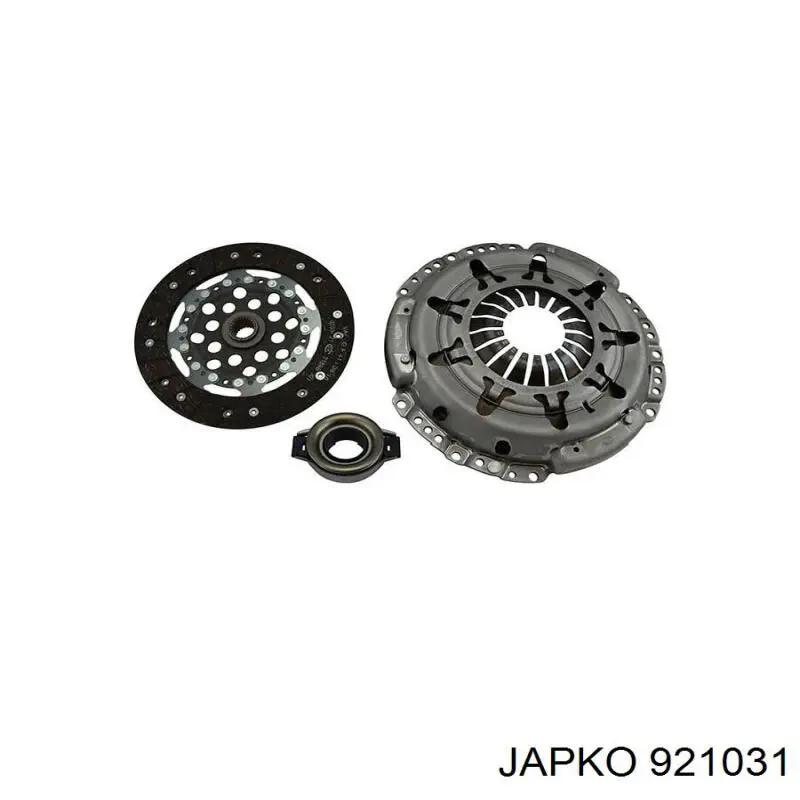 Комплект зчеплення (3 частини) Japan Parts KF1031 ціна, від 89.88 USD
