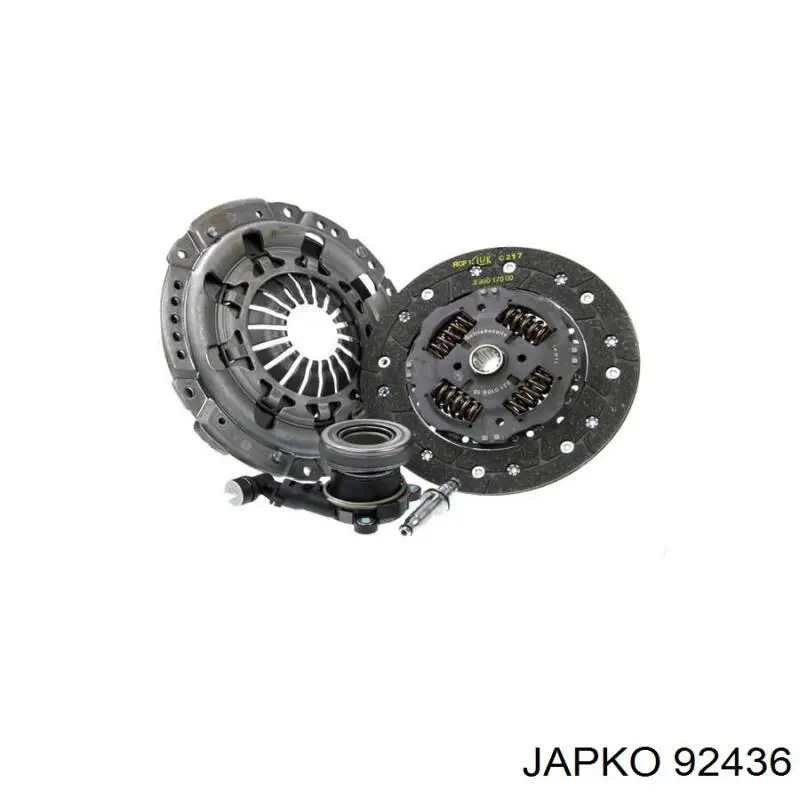 Комплект зчеплення (3 частини) Japko 92436 ціна, від 180.58 USD