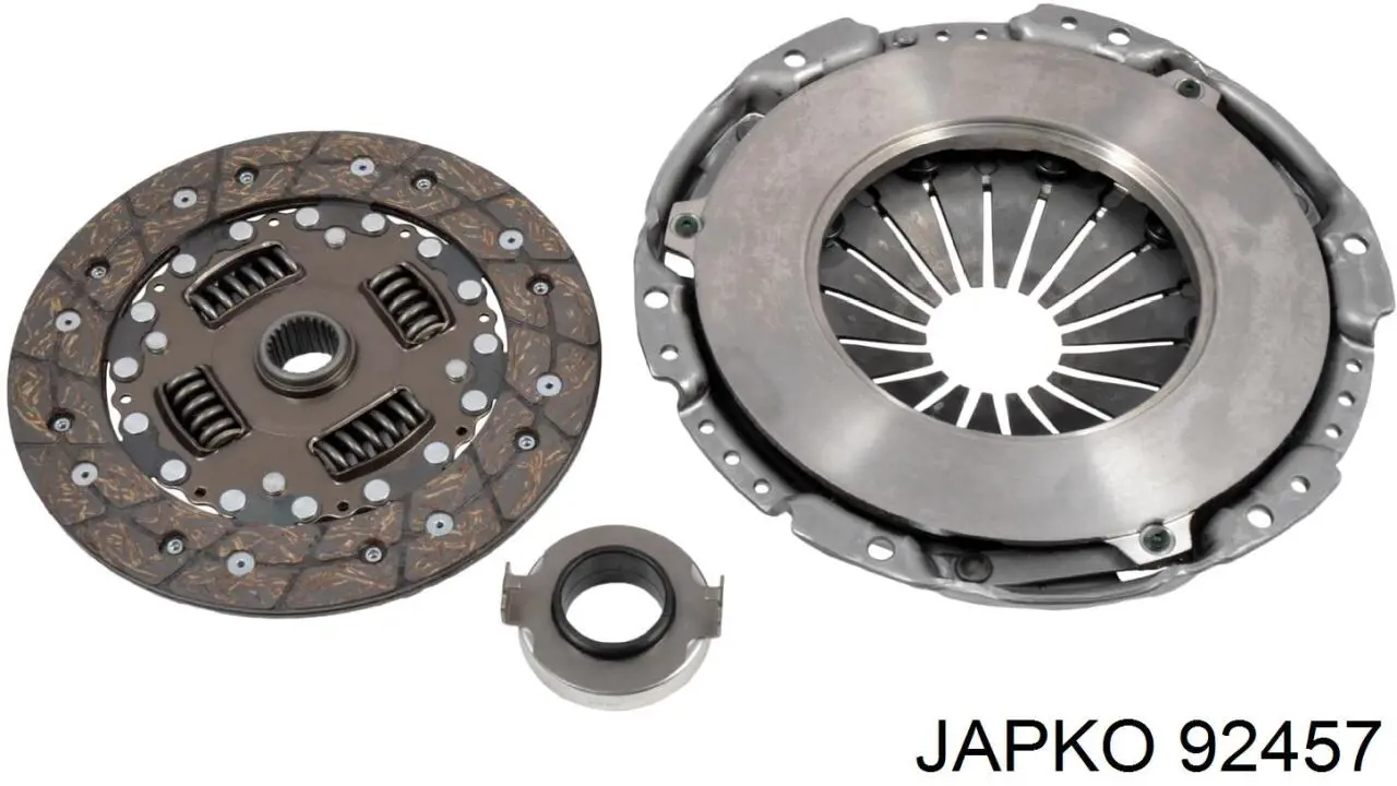 Купити 92457 Japko Комплект зчеплення (диск, корзина, підшипник)