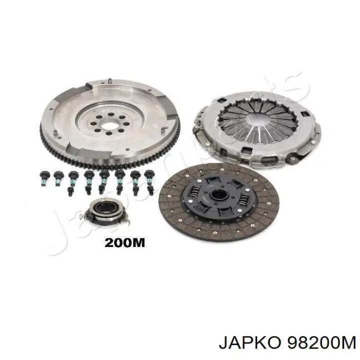 Комплект зчеплення (3 частини) Japko 98200M ціна, від 315.51 USD