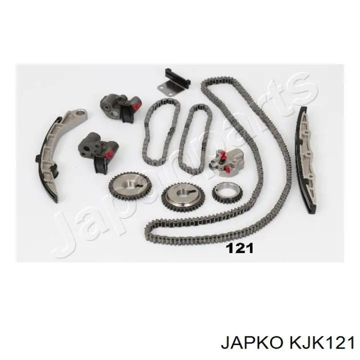 Ланцюг ГРМ, комплект Japko KJK121 ціна, від 241.59 USD