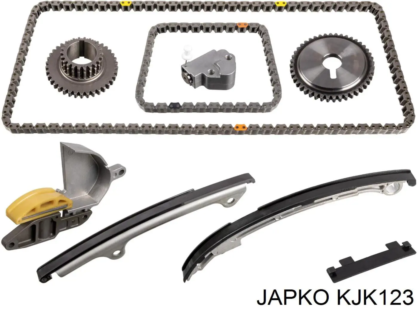 Ланцюг ГРМ, комплект Japko KJK123 ціна, від 176.41 USD