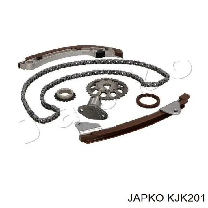 Комплект ланцюга ГРМ KJK201 Japko