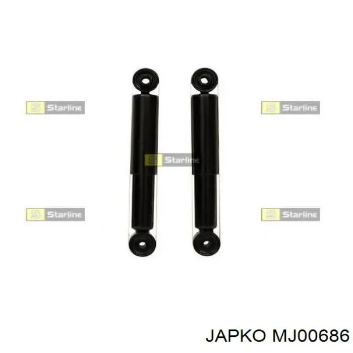 MJ00686 Japko Амортизатори задні