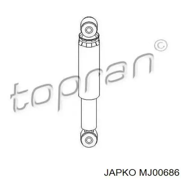 Амортизатор задній Japko MJ00686 ціна, від 26.49 USD