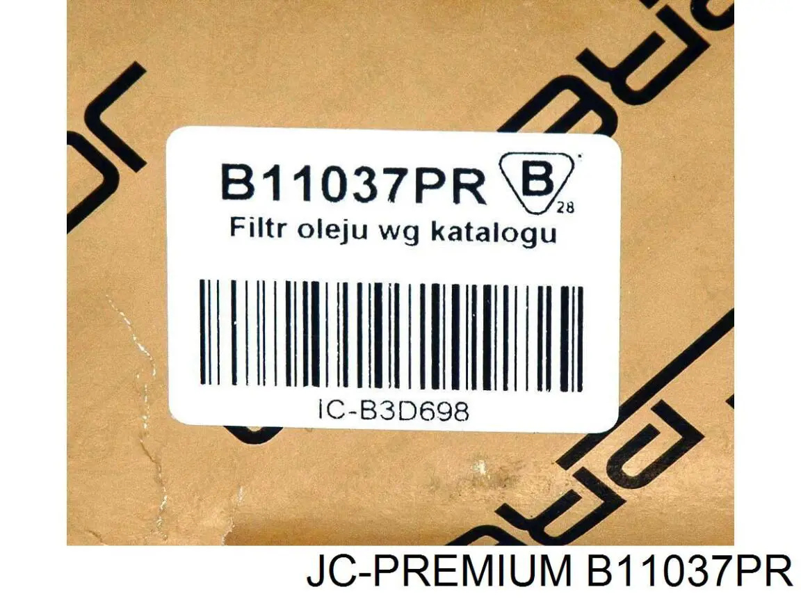 Масляний фільтр B11037PR JC Premium