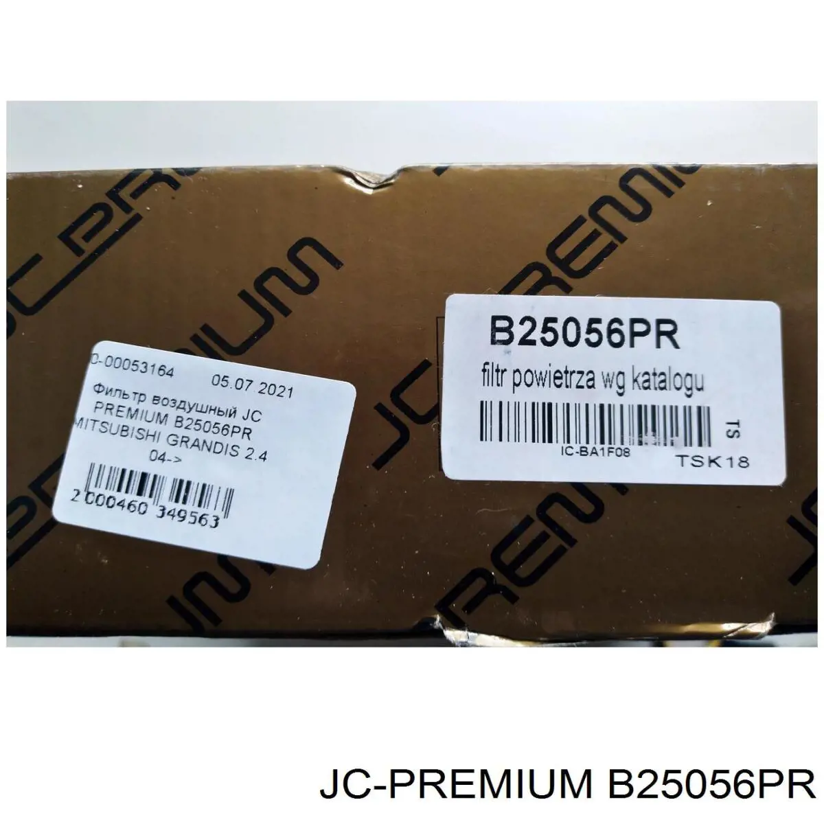 Повітряний фільтр B25056PR JC Premium